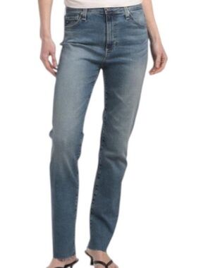 AG Mari Mid Rise, Slim, Straight jeans. 27